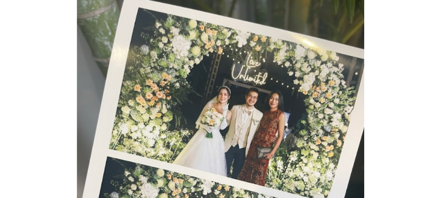 fotopop lấy hình liền tiệc cưới