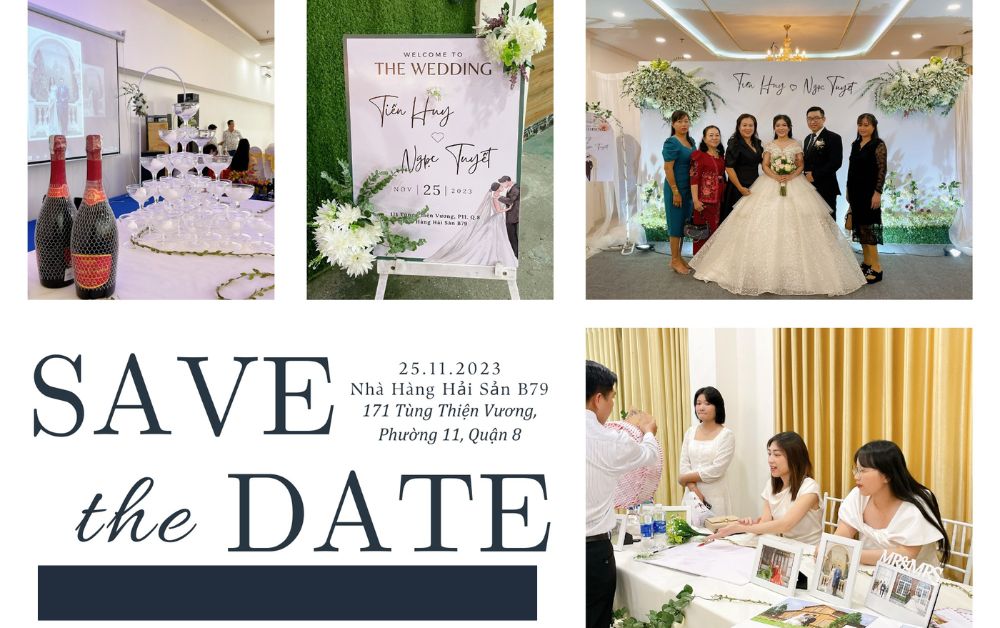 Một tiệc cưới nhỏ ấm cúng bên trong nhà hàng B79