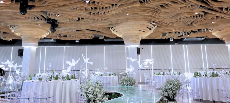 Không gian cưới lung linh nhưng tiết kiệm tại Aqua Jardin