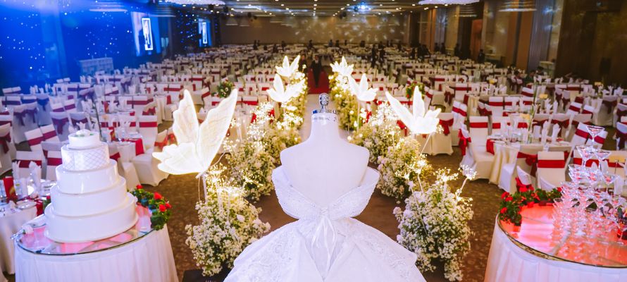 Sức chứa của Melisa khi ghép sảnh lên đến 1800 khách mời