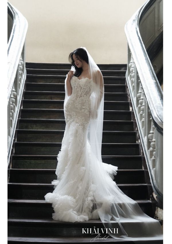 Thị trường brand áo cưới bigsize ngày càng đa dạng - Nguồn Khải Vinh Bridal