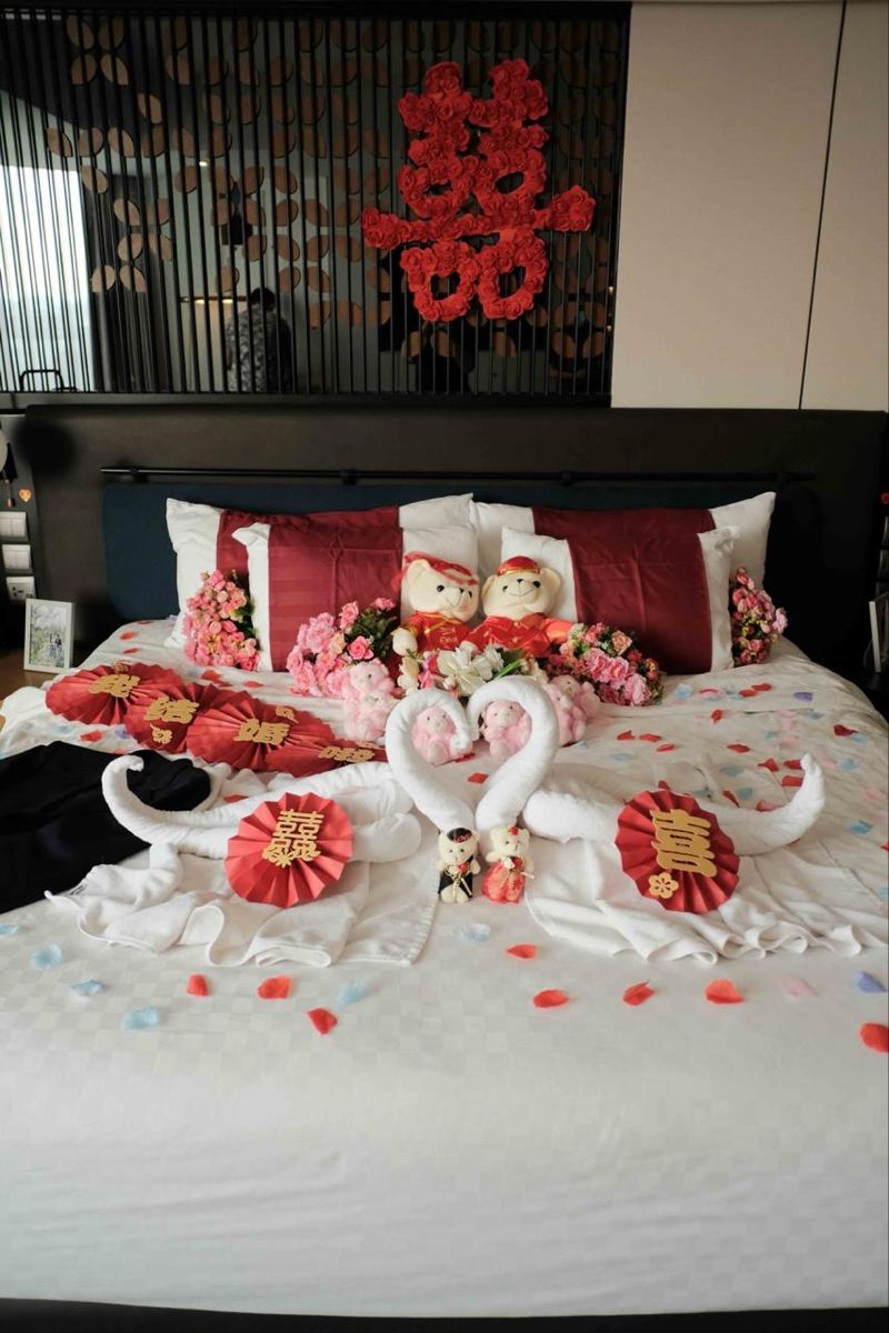 Mẫu trang trí phòng cưới truyền thống