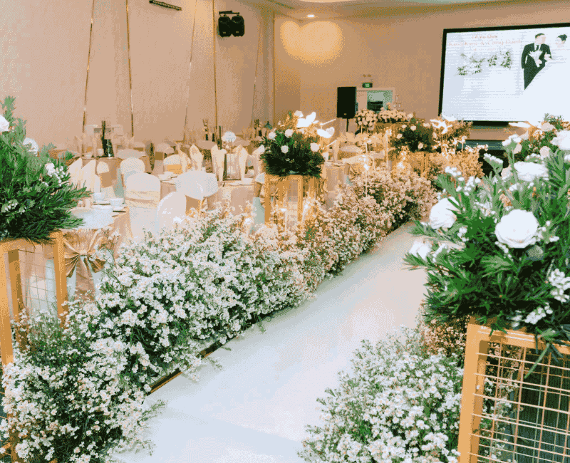 Phong cách trang trí, concept nhà hàng tiệc cưới Đông Phương