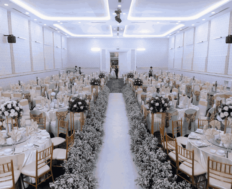 Phong cách trang trí, concept nhà hàng tiệc cưới Đông Phương